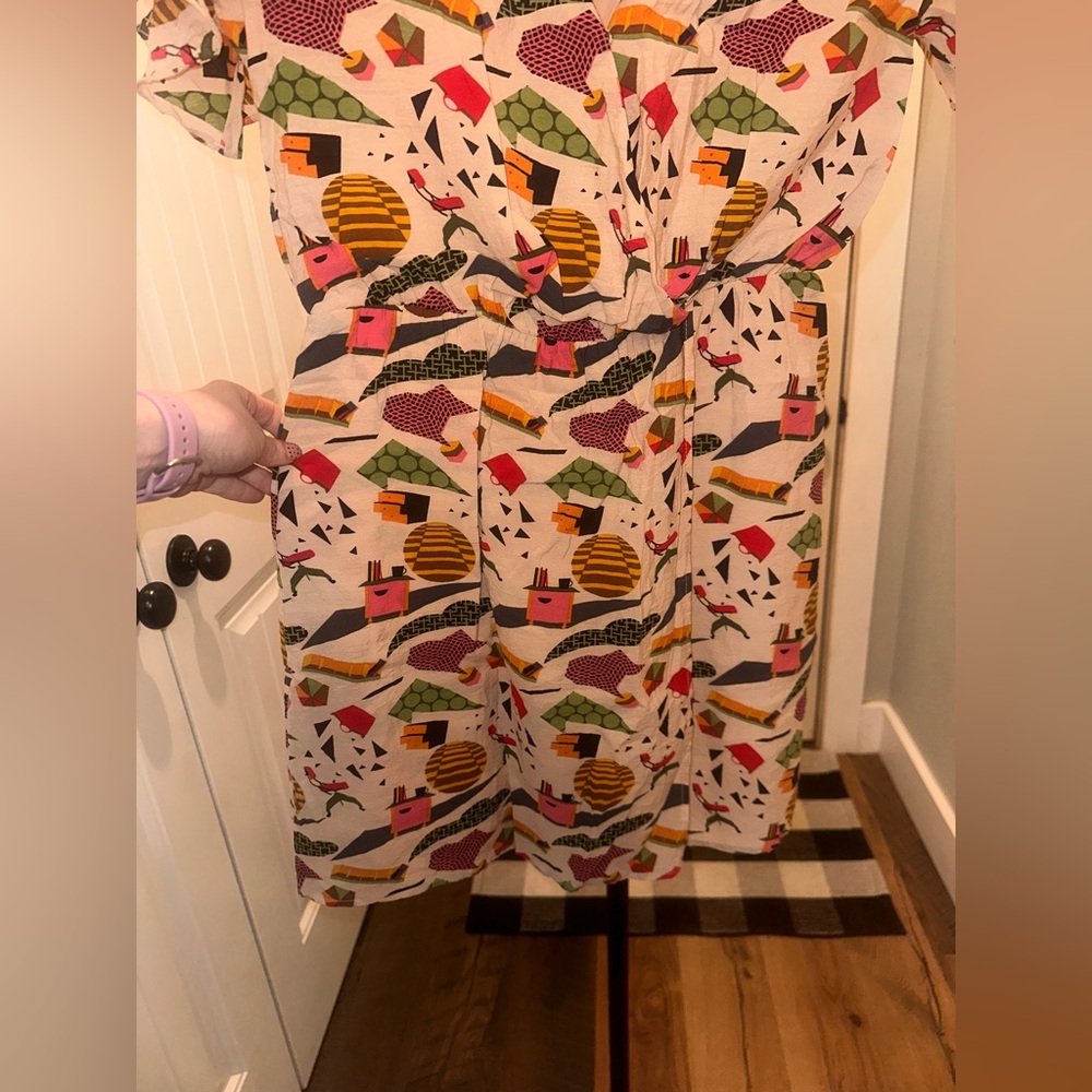 Thml Size Small Multicolor Abstract Mini Boutique… - image 5